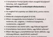 a konyhabútor tervezéséhez szükséges információk